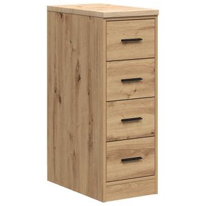 vidaXL Garasje Oppbevaringsskap Artisan Oak 30x51x85 cm Heltre Furu