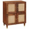 vidaXL Serviesskap Brun 60 x 33,5 x 75 cm Massiv mango tre