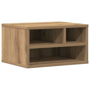 vidaXL Skiverstativ Artisan Eik 40 x 32 x 22,5 cm Konstruert tre