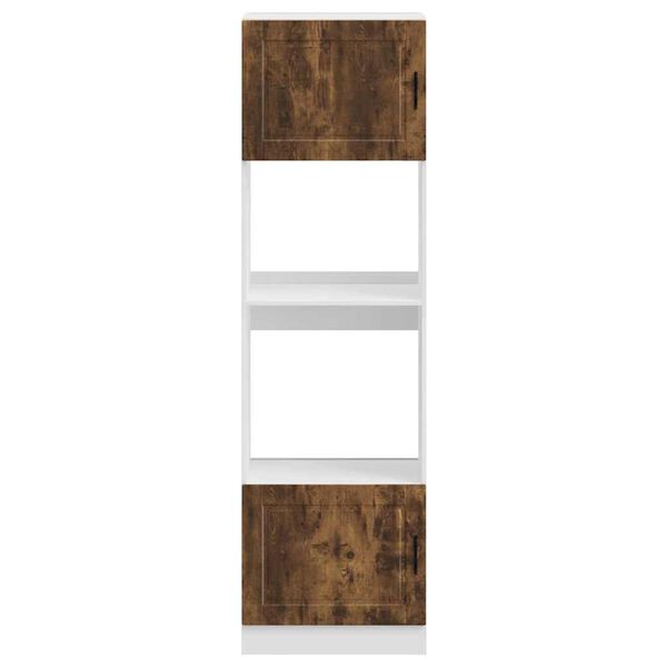 vidaXL Ovnskap 2 stk Porto r&oslash;kt eik konstruert tre