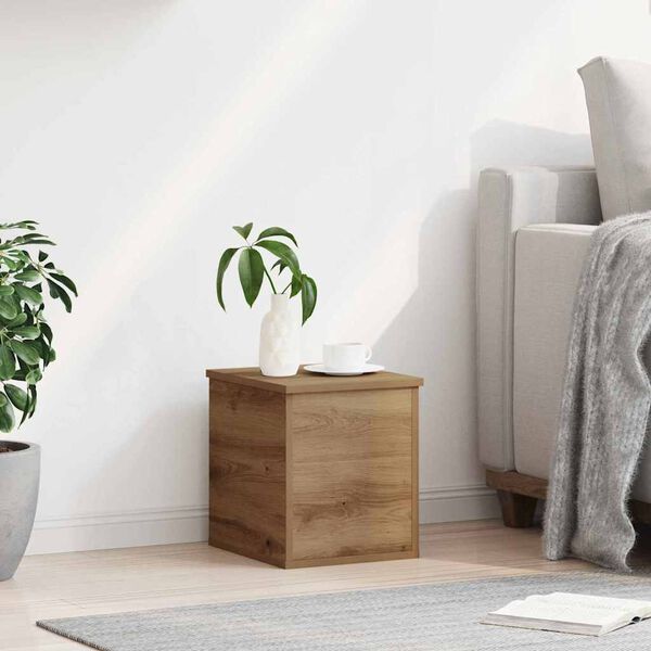 vidaXL Lagringsboks Artisan Eik 30 x 35 x 35 cm Konstruert tre