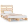 vidaXL Sengeramme 90x190 cm heltre furu Single