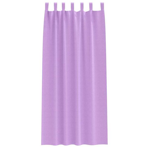 vidaXL M&oslash;rkleggende Gardiner med Ringer 2 pcs Lilla 245 x 140 cm