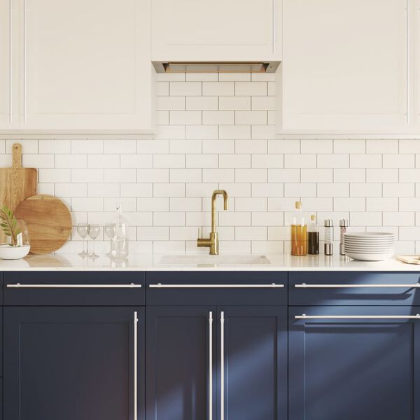 vidaXL Skaph&aring;ndtak 10 stk s&oslash;lv 480 mm rustfritt st&aring;l