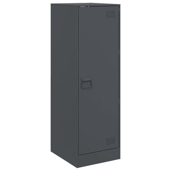 vidaXL Skjenk antrasitt 34,5x39x107 cm stål