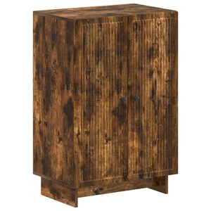 vidaXL Sko Skap EDE 59,5 x 39,5 x 90 cm Konstruert tre R&oslash;kt Eik