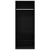 vidaXL Garderobeskap Artisan Eik 80 x 50 x 200 cm Konstruert tre