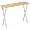 vidaXL Konsollbord med naturlig kant 105x33x76 cm heltre mango