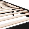 vidaXL Sengeramme svart 75x190 cm konstruert tre og metall