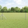 vidaXL Gjerdep&aring;le s&oslash;lv 100 x 0,4 m (25 x 25 mm netting) St&aring;l