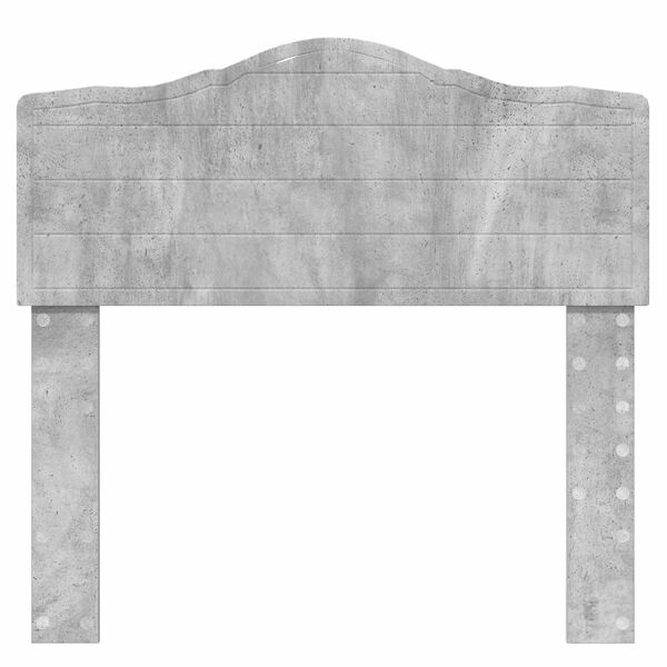 vidaXL Hodegavl Betonggr&aring; 100 cm Konstruert tre