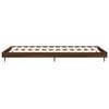 vidaXL Sengeramme uten madrass brun eik 90x200 cm konstruert tre