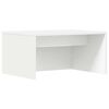 vidaXL Veggmontert skrivebord Hvit Konstruert tre 60 x 45 x 30 cm