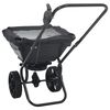 vidaXL Spreader Svart 82 x 46 x 75 cm PVC og st&aring;l