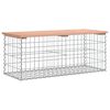 vidaXL Hagebenk gabiondesign 103x44x42 cm heltre douglasgran