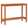 vidaXL Konsollbord VoksBrun 110 x 40 x 80 cm Massiv furu