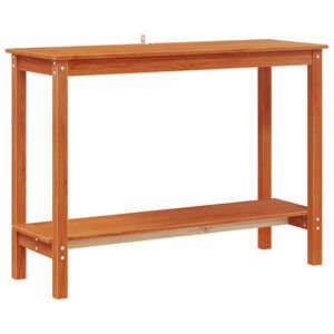 vidaXL Konsollbord VoksBrun 110 x 40 x 80 cm Massiv furu