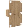 vidaXL Nattbordskap 2 pcs Artisan Eik 50 x 32,5 x 80cm Konstruert tre