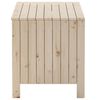 vidaXL Putekasse med lokk RANA 100x49x54 cm heltre furu