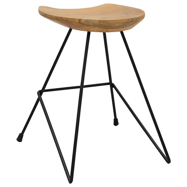 vidaXL Krakker 2 stk heltre teak