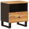 vidaXL Sengekabinett Brun 40 x 33 x 46 cm Massiv mango tre
