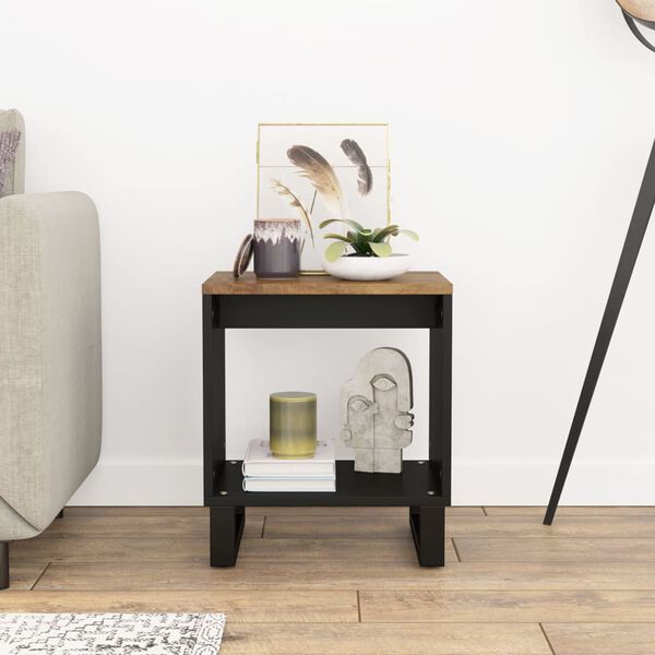 vidaXL Salongbord 40x31x46 cm heltre mango og konstruert tre