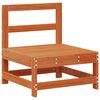 vidaXL Hagem&oslash;bel Midtsofa Massiv furu VoksBrun 62 x 62 x 70,5 cm