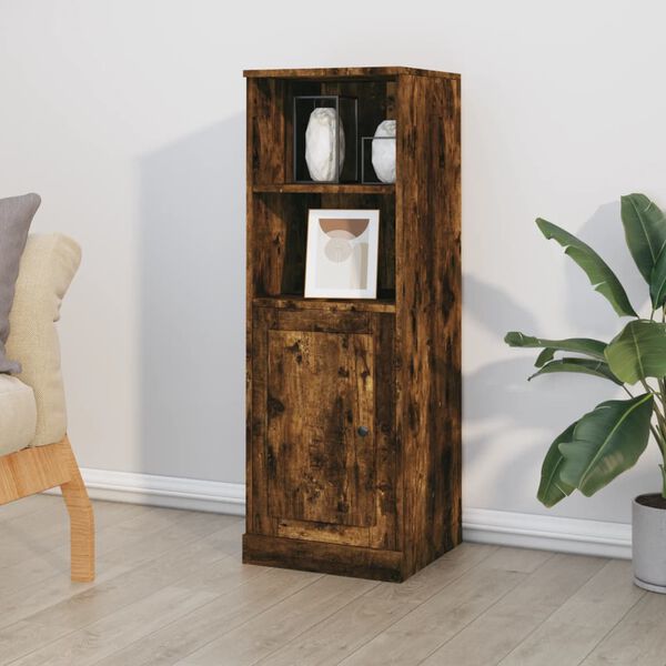vidaXL Highboard r&oslash;kt eik 36x35,5x103,5 cm konstruert tre
