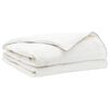 vidaXL Dyne FULDA 155 x 220 cm Sommer 100 GSM 90% Gjess Dun Hvit