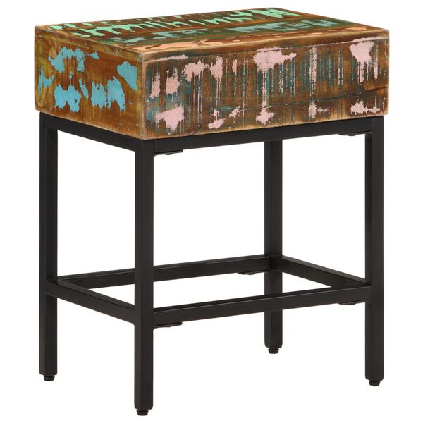 vidaXL Sidebord 40x30x51 cm gjenvunnet heltre