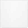 vidaXL Bordbeskytter matt 90x90 cm 1,6 mm PVC