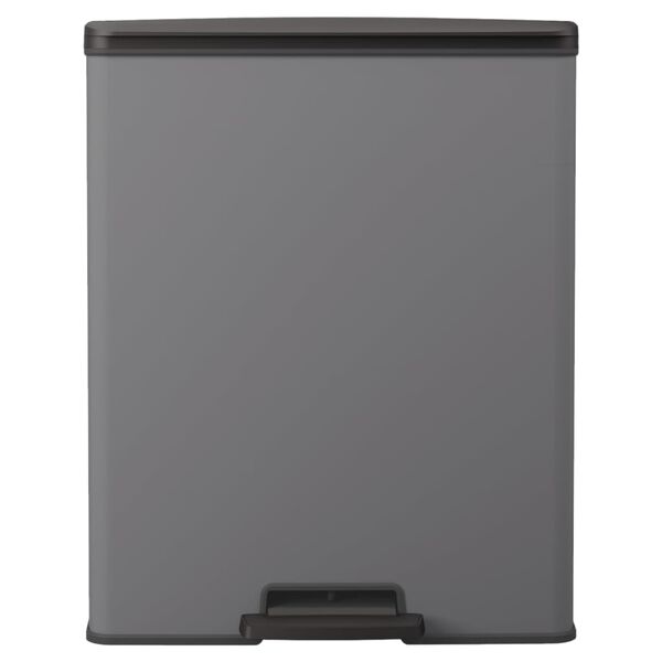 Curver Dobbel pedalbøtte Deco 26L+26L kjølig grå