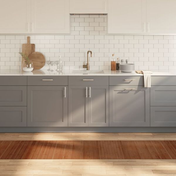 vidaXL Teppe rektangul&aelig;r brun 60x400 cm bambus