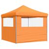 vidaXL Partytelt Oransje 292 x 292 x 315 cm Oxford Stoff