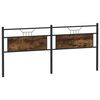 vidaXL Sengeramme uten madrass brun eik 107x203 cm konstruert tre
