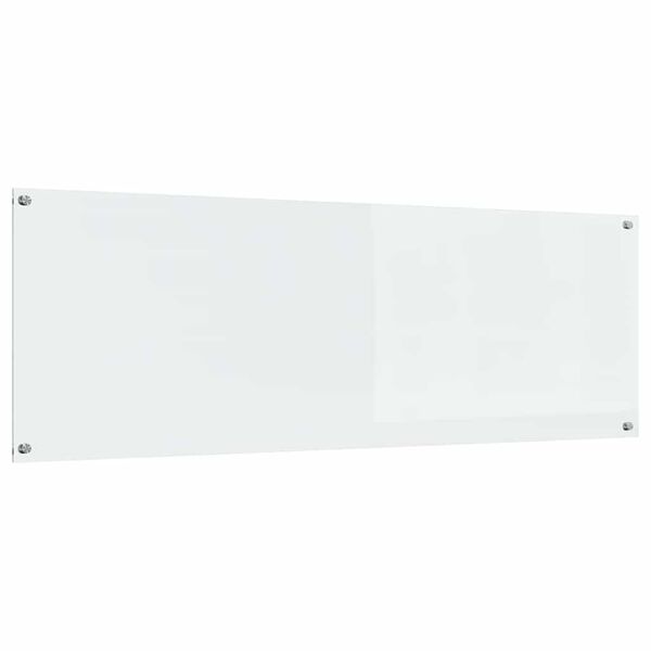 vidaXL Kjøkkenbakplate Gjennomsiktig 120 x 40 x 0.6 cm herdet glass