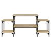 vidaXL TV-benk sonoma eik 117x35x52 cm konstruert tre