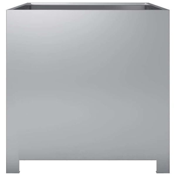 vidaXL Plantekasse 50x50x50 cm galvanisert st&aring;l