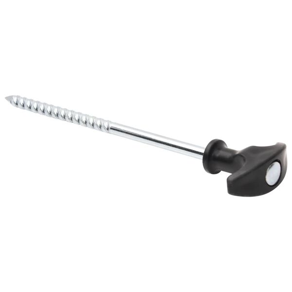 vidaXL Teltplugger 24 stk 20 cm Ø7 mm galvanisert stål