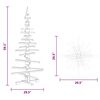 vidaXL Juletre i tre til dekorasjon 150 cm heltre furu