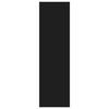 vidaXL Bokhylle/romdeler svart 40x30x103 cm konstruert tre