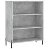 vidaXL Highboard betonggr&aring; 69,5x32,5x180 cm konstruert tre