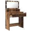 vidaXL Soverom sminkebord Gamle tre 80 x 39,6 x 135 cm Konstruert tre