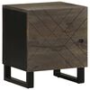 vidaXL Nattbord 2 stk svart 40x33x46 cm heltre mango