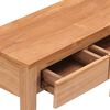 vidaXL Konsollbord 110x35x75 cm heltre teak