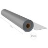 vidaXL Bordbeskytter rull matt 0,9x15 m 1,6 mm PVC