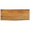 vidaXL Bordplate naturlig kant 70x20x3,8 cm heltre mango