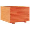 vidaXL Plantekasse voksbrun 70x70x49,5 cm heltre furu