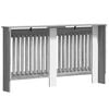 vidaXL Radiator Deksel Grå Sonoma 152 x 19 x 81,5 cm Konstruert tre