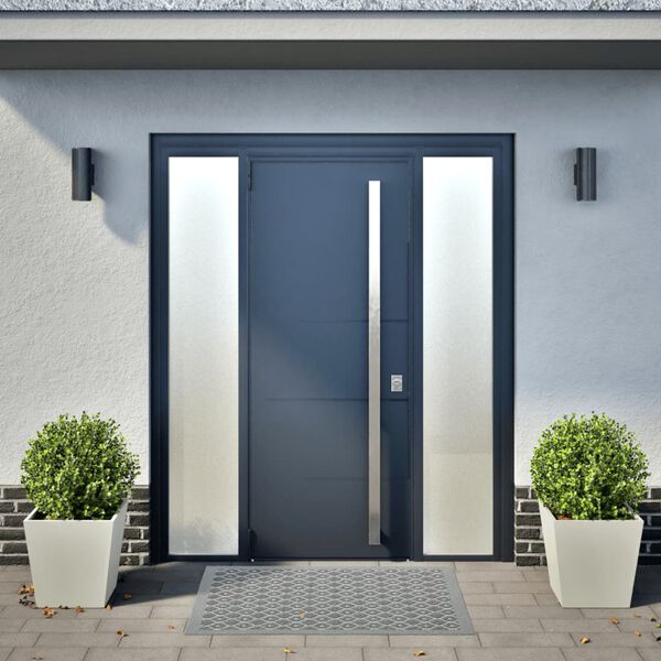 vidaXL Plantekasser 2 stk hvit 40x40x40 cm stål